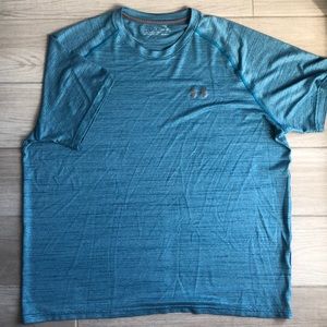 Men’s Under Armour HeatGear TShirt in Blue. XL